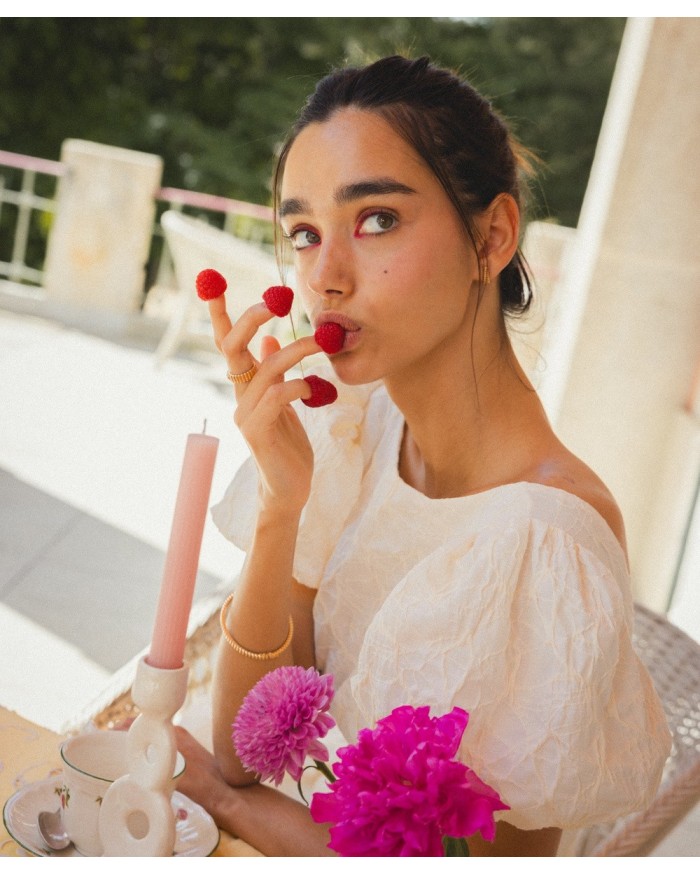 Armband Gluttony rígida gallonada 18K guld | LECARRÉ