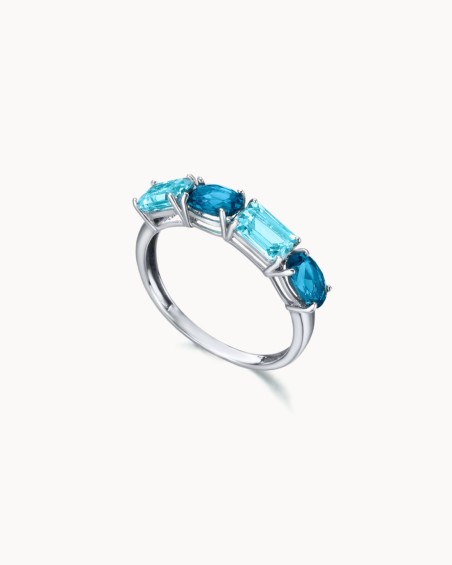 Tweekleurige topaasring | LECARRE