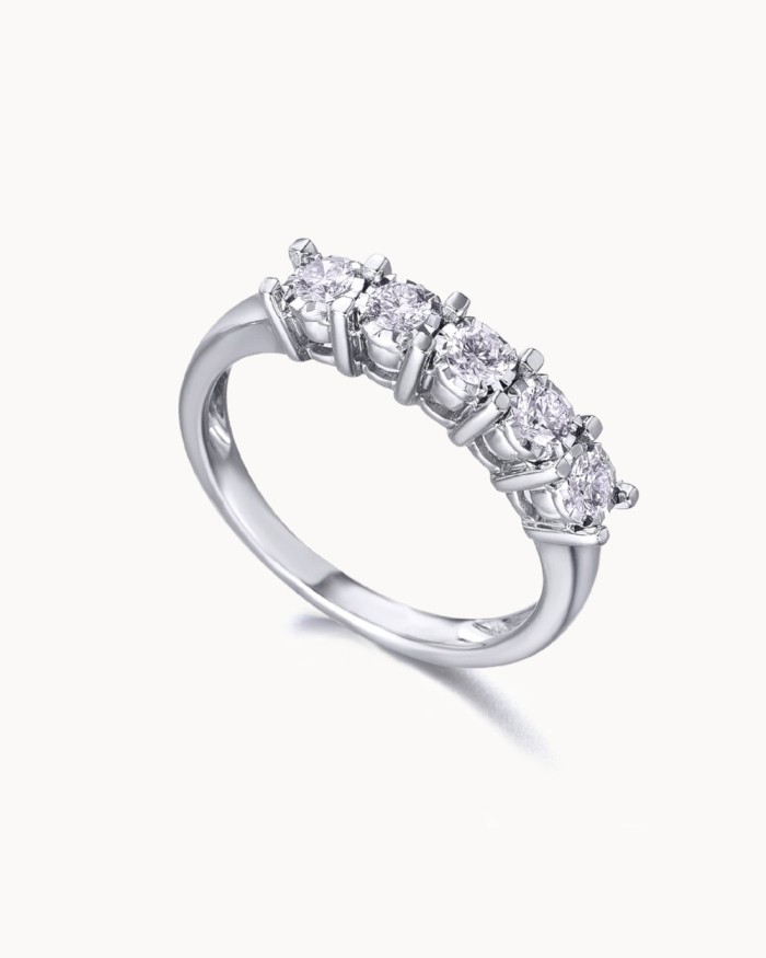Vijfdelige diamanten ring | LECARRE