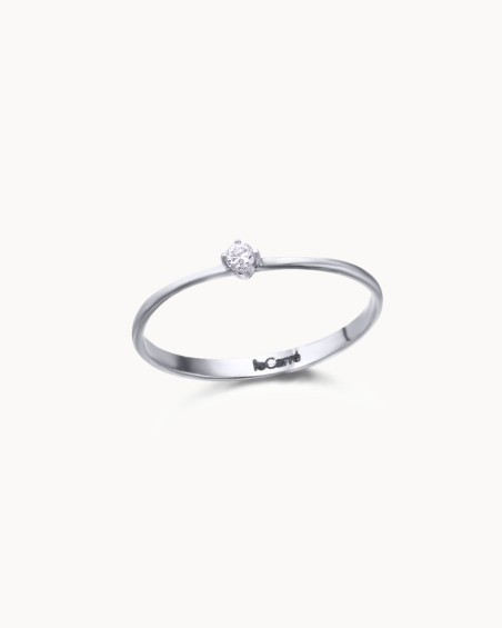Witgouden diamanten ring | LECARRE