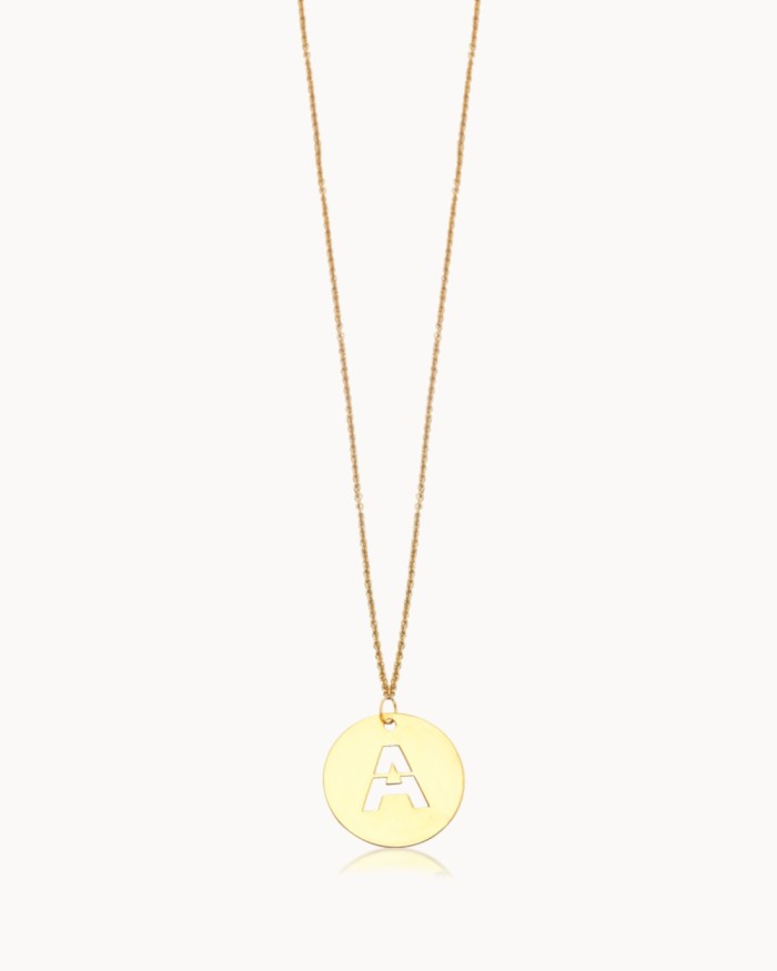 Ketting + Initiaalbadge (9 mm) | LECARRE