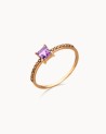 Amethyst- und Diamantring | LECARRE