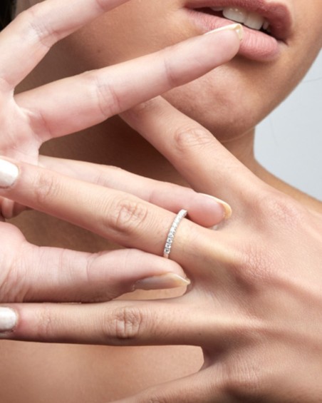 Half Alliance White Gold Diamonds | LECARRE
