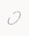 Öppen ring i vitt guld och diamanter | LECARRE