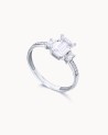 Destiny Ring aus Weißgold mit Topas und Diamanten | LECARRE