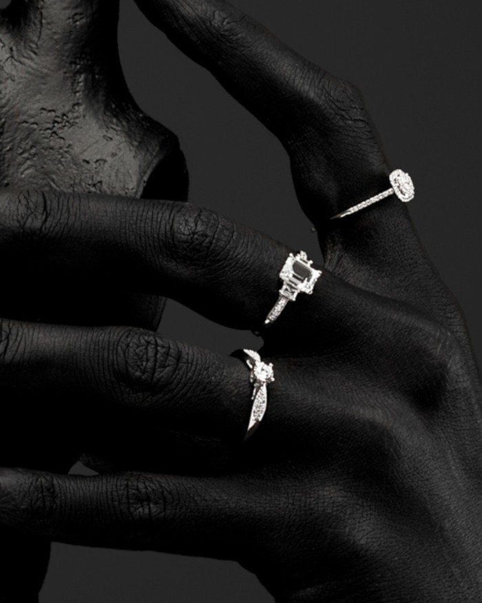 Destiny Ring aus Weißgold mit Topas und Diamanten | LECARRE