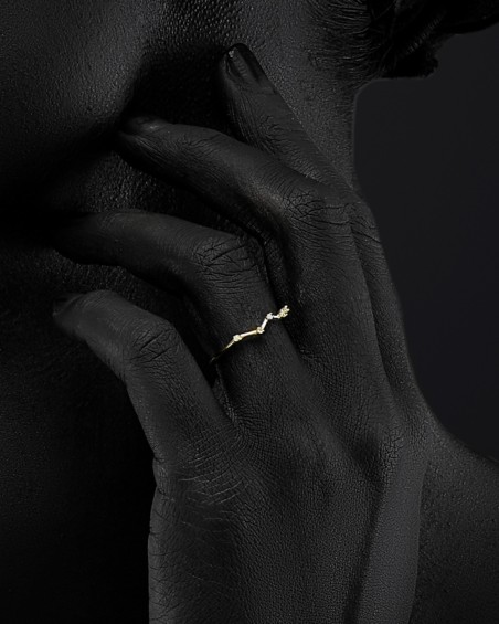 Constellation Gulddiamantring | LECARRE