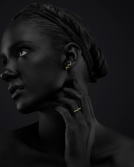 Gouden diamanten ring met sterrenbeeldmotief | LECARRE