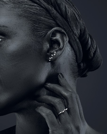 Constellation Ohrringe Weißgold Diamanten | LECARRE