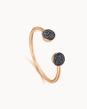 Torques Ring Roséguld Diamant Svart | LECARRE
