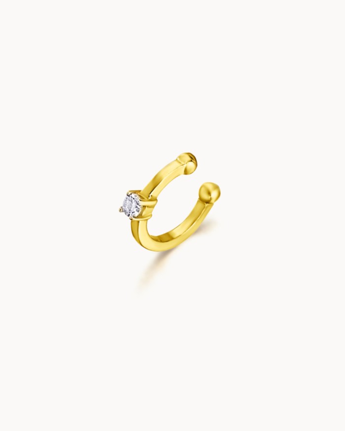 Helix Gold-Diamant-Ohrring | LECARRE
