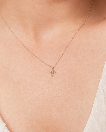 Art Deco Kruis Goud Diamanten | LECARRE