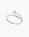 Nomad Ring Weißgold Diamanten | LECARRE