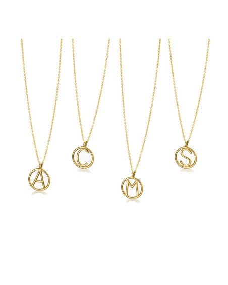 Fil d'initiale + Chaîne en or | LECARRE
