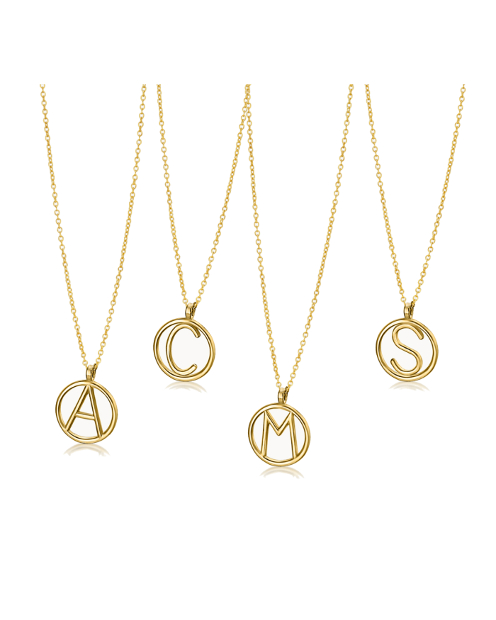 Initiaaldraad + Gouden Ketting | LECARRE