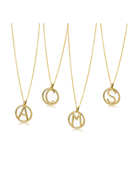 Initiaaldraad + Gouden Ketting | LECARRE