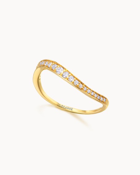 Wellenring aus Gold und Diamanten | LECARRE