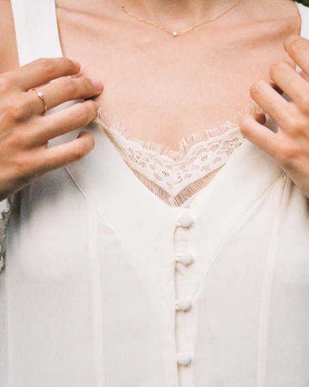 Gold Ring Mini Rosette Diamonds | LECARRE