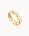 Pierścionek z diamentem Lio Gold | LECARRE