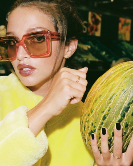 Δαχτυλίδι Lio με ροζ χρυσό και μαύρα διαμάντια | LECARRE