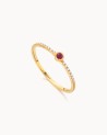 Wildgoldring mit Rubinen und Diamanten | LECARRE
