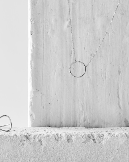 Ring med diamanter i roséguld | LECARRE
