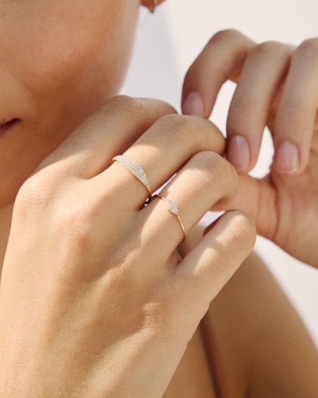 Signetring i guld och diamant | LECARRE
