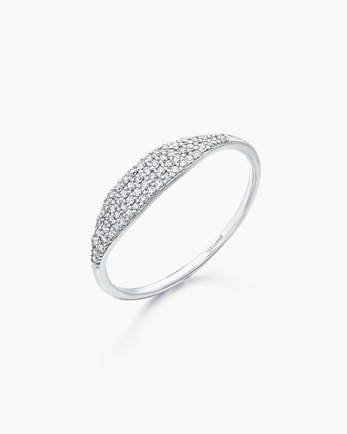 Diamantring i vitt guld | LECARRE