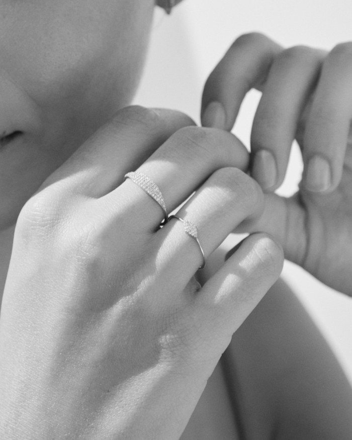 Diamantring i vitt guld | LECARRE