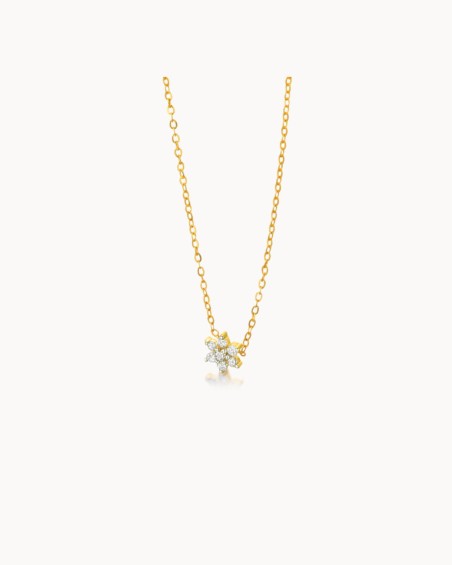 Mini Rosette Goud en Diamanten | LECARRE